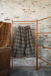 AVIVA JIFEI XUE 25 Autumn/Winter Contrast Color Mac Jacket/Cocoon Pants AJX-FW25-CMC-NBBWC-Natural Brown Pants